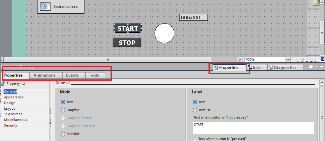 how to customized hmi component in wincc tia portal